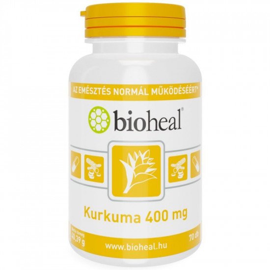 Bioheal kurkuma 400mg tabletta 70db