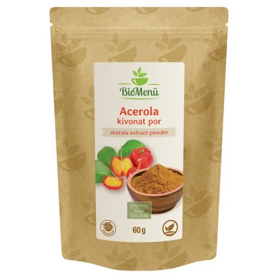 BioMenü BIO ACEROLA bogyó por 60g BioMenü BIO ACEROLA bogyó por 60g