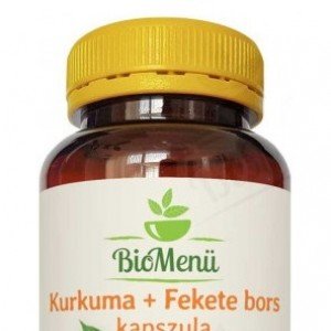 Biomenü bio kurkuma+feketebors kapszula 60db