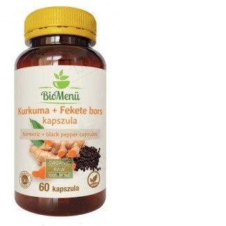 Biomenü bio kurkuma+feketebors kapszula 60db