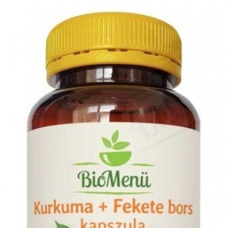 Biomenü bio kurkuma+feketebors kapszula 60db