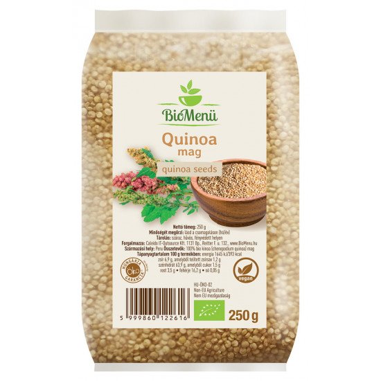 BioMenü BIO QUINOA fehér mag 250g