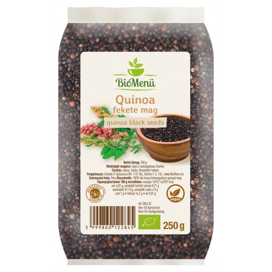 BioMenü BIO QUINOA fekete mag 250g