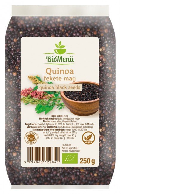 BioMenü BIO QUINOA fekete mag 250g