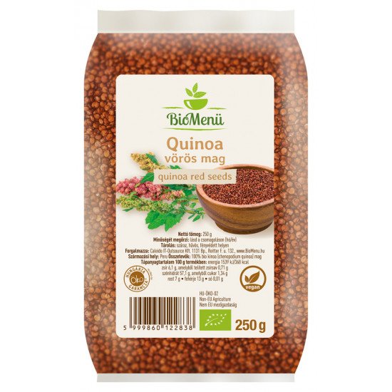 BioMenü BIO QUINOA vörös mag 250g