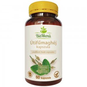 Biomenü bio útifűmaghéj kapszula 60db Biomenü bio útifűmaghéj kapszula 60db