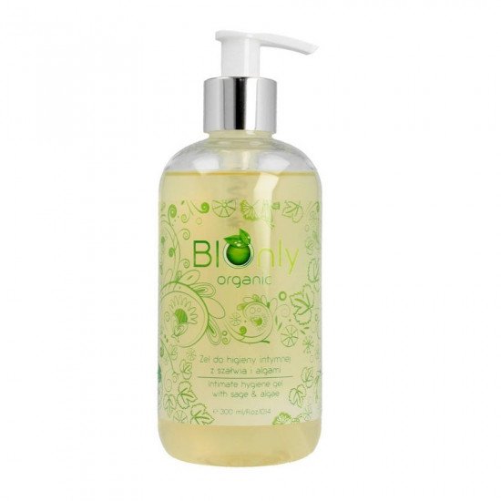 BIOnly organikus Intim tisztító gél zsályával és algákkal 300ml BIOnly organikus Intim tisztító gél zsályával és algákkal 300ml