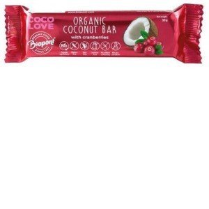 Biopont bio coco love kókusz-vörösáfonya szelet 30g