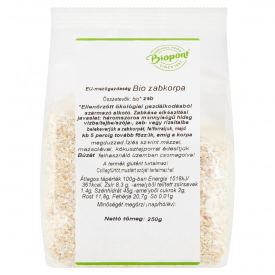 Biopont bio zabkorpa 250g 