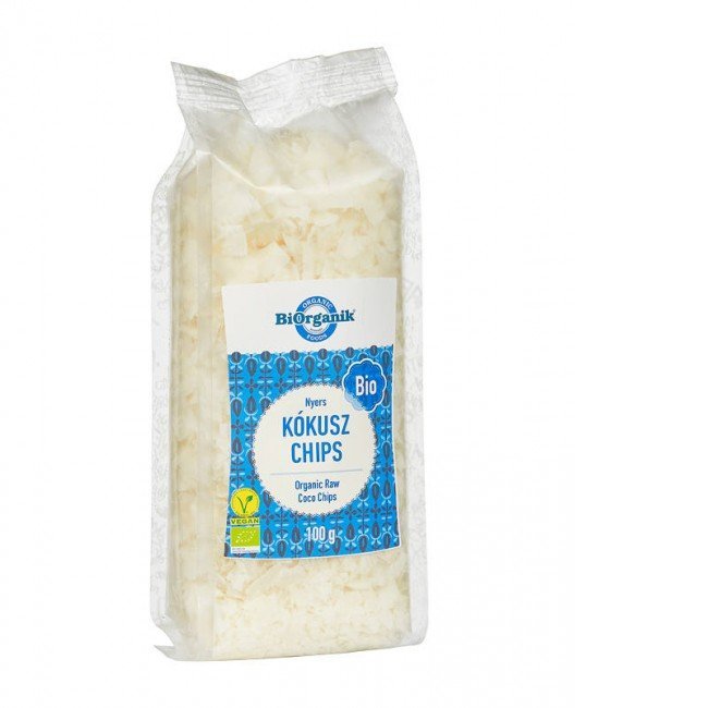Biorganik bio kókusz chips 100g