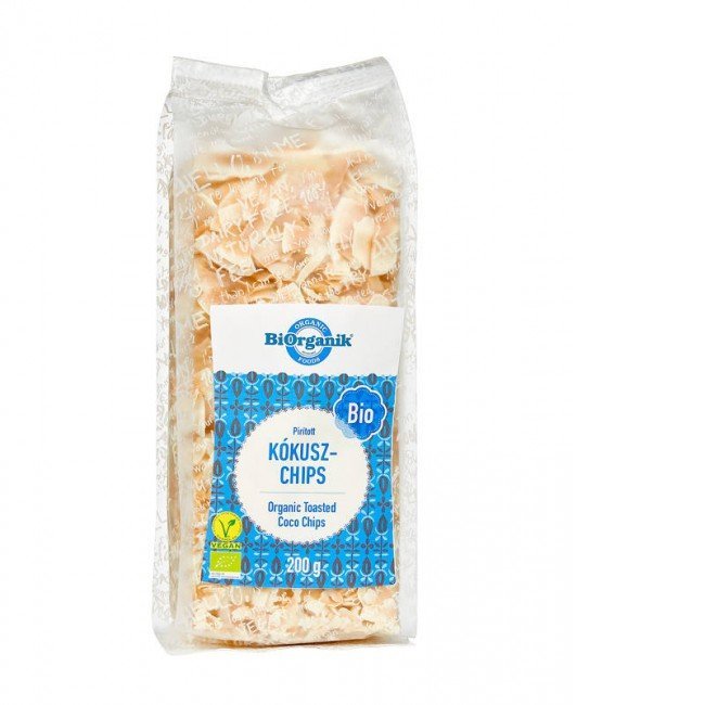 Biorganik bio pirított kókusz chips 200g Biorganik bio pirított kókusz chips 200g