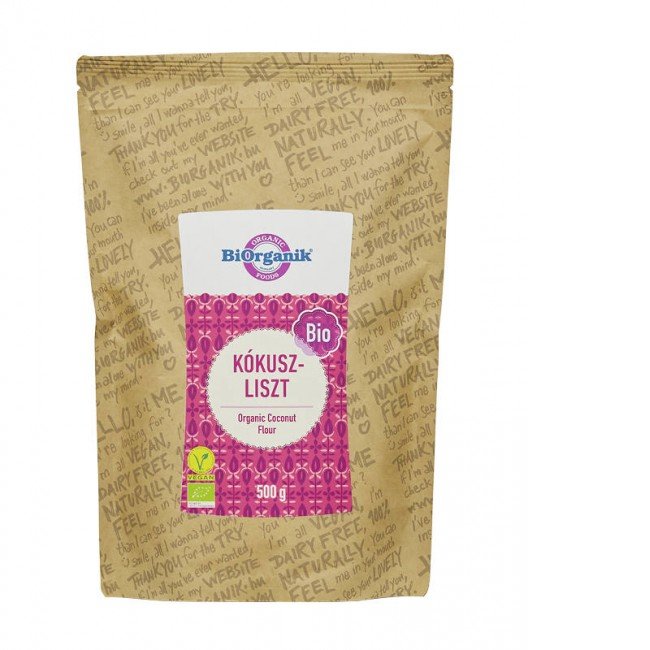 Biorganik bio kókuszliszt 500g
