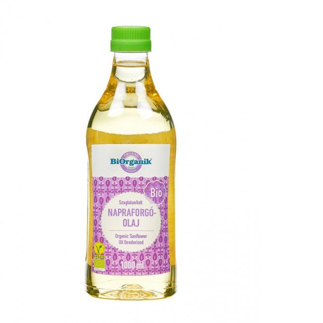 Biorganik bio napraforgó olaj szagtalan 1000ml