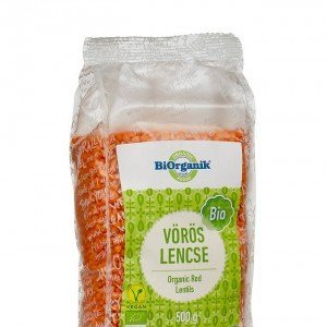 Biorganik bio vöröslencse 500g 