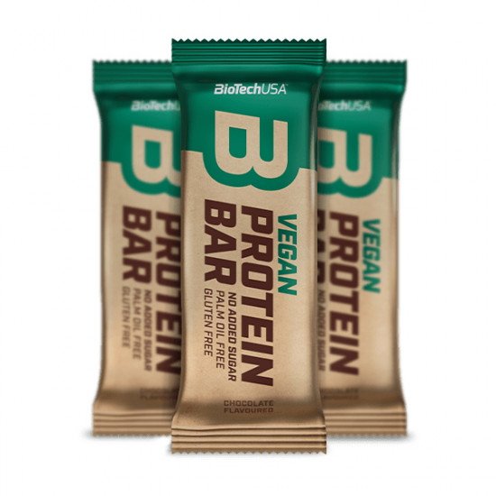 Biotech vegan protein bar csokoládé 50g