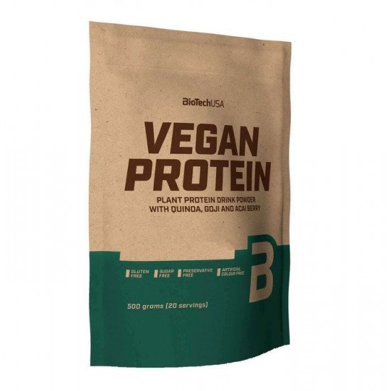 Biotech vegan protein mogyoró 500g Biotech vegan protein mogyoró 500g