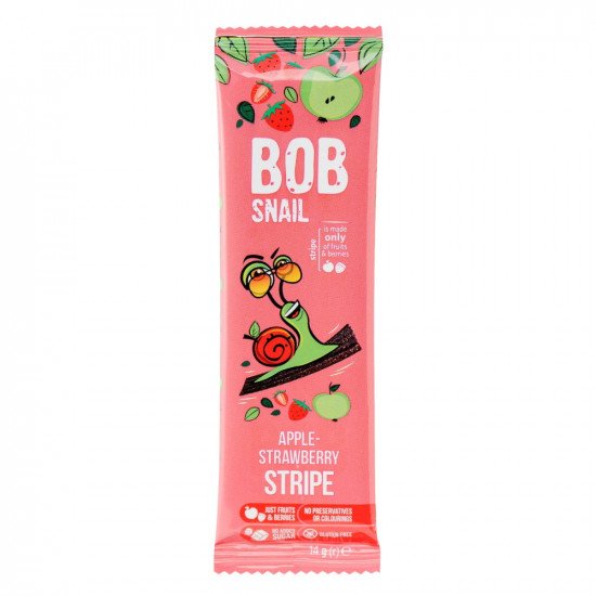 Bob-snail gyümölcsszelet alma-eper 14g