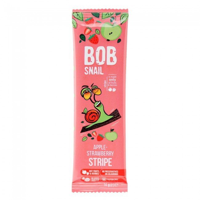 Bob-snail gyümölcsszelet alma-eper 14g