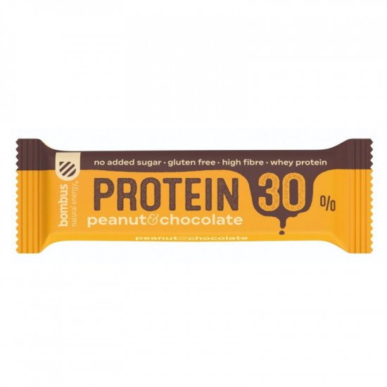 Bombus protein szelet földimogyoró+csoki 50g