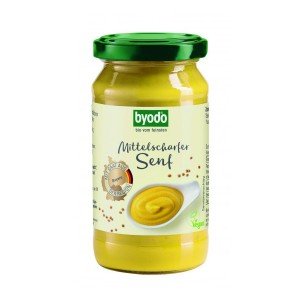 Byodo bio mustár enyhén csípős 200ml Byodo bio mustár enyhén csípős 200ml