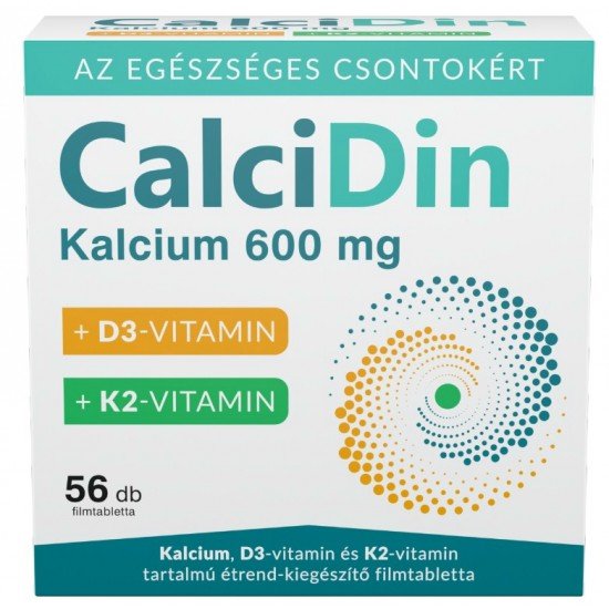 Calcidin kalcium d3 k2 vitamin 56db
