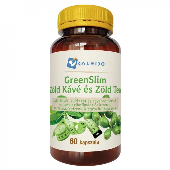 Caleido greenslim zöld kávé és zöld tea 550 mg 60db