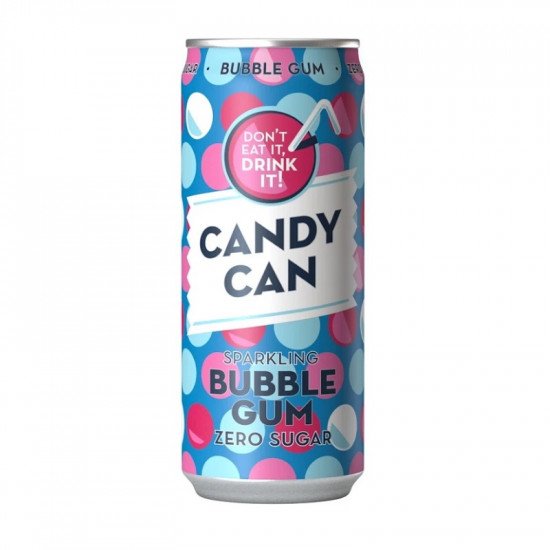 Candy can bubblegum zero sugar ital 330ml