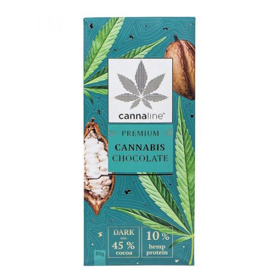 Cannaline cannabis étcsokoládé 80g Cannaline cannabis étcsokoládé 80g