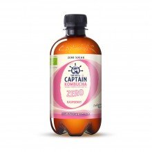 Captain bio kombucha ital zero málna 400ml