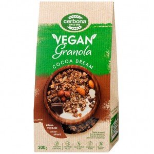 Cerbona vegán granola kakaós-mandula 300g