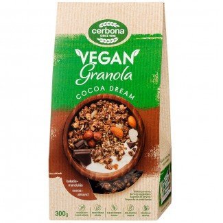 Cerbona vegán granola kakaós-mandula 300g