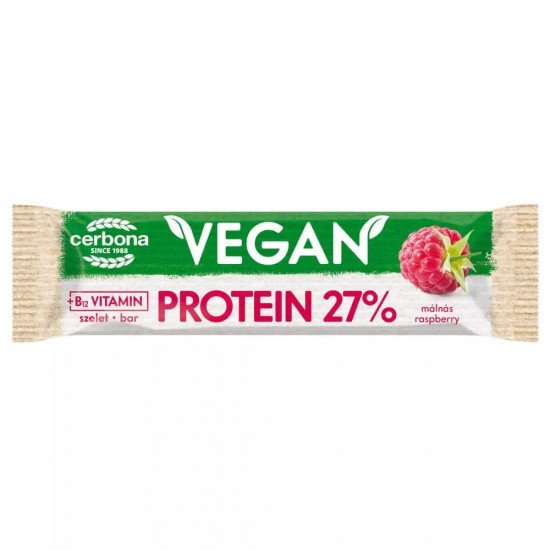 Cerbona vegán protein szelet málna 40g