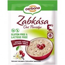 Cerbona gluténmentes zabkása meggy-vanília 50g