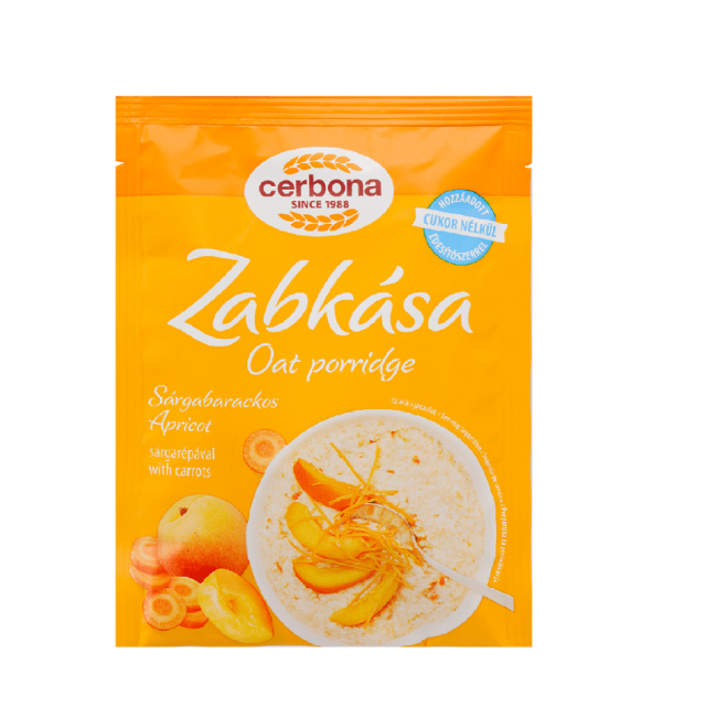 Cerbona zabkása sárgabarack 50g