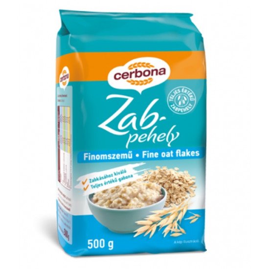 Cerbona zabpehely finomszemű 500g