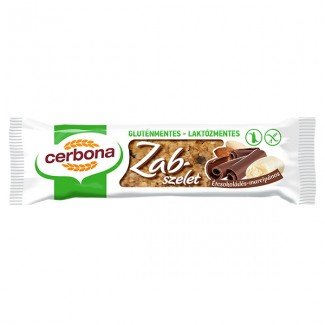 Cerbona zabszelet étcsoki-marcipán gluténmentes laktózmentes hozzáadott cukor mentes 40g