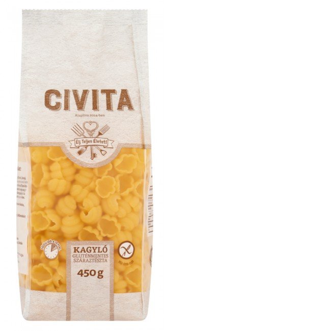 Civita tészta kagyló 450g