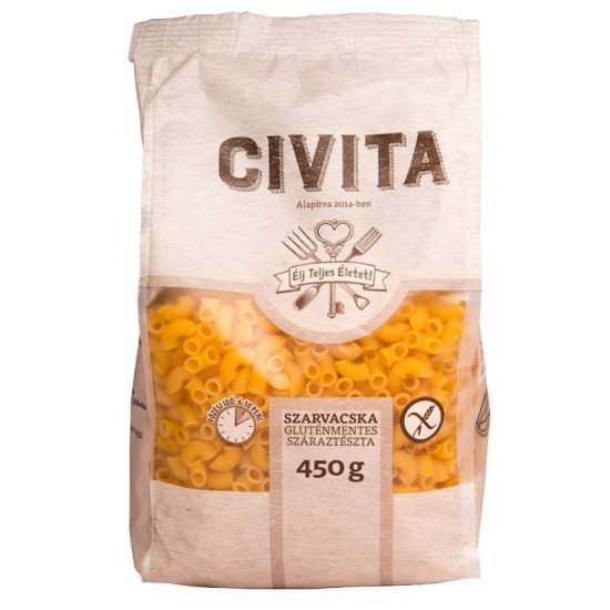 Civita tészta szarvacska 450g