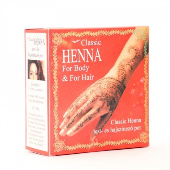 Classic henna por testfesték 100g 