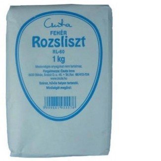 Csuta fehér rozsliszt rl-60 1000g