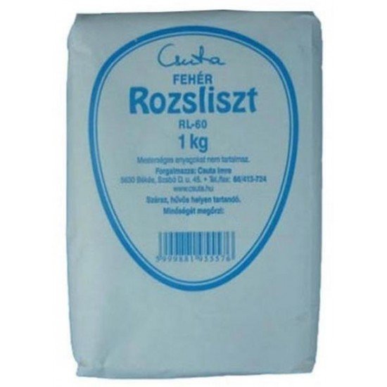 Csuta fehér rozsliszt rl-60 1000g