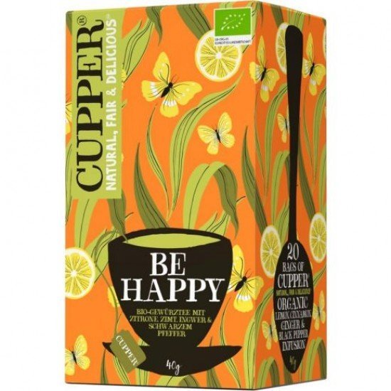 Cupper bio be happy fűszeres tea 20filter