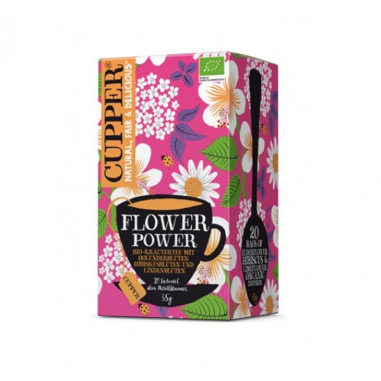 Cupper bio flower power tea 20filter