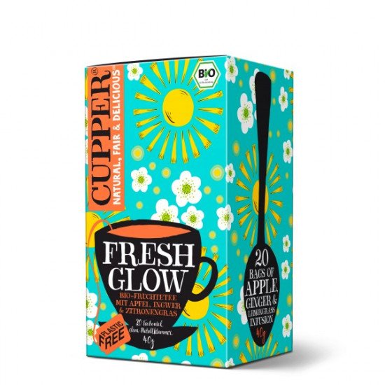 Cupper bio fresh glow tea 20filter