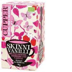 Cupper bio gyümölcstea eper&vanília 20filter