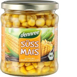 Dennree bio csemege kukorica 330g