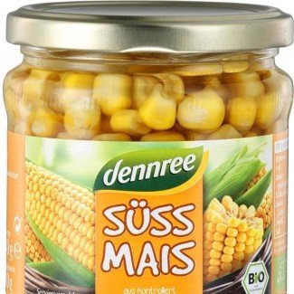 Dennree bio csemege kukorica 330g
