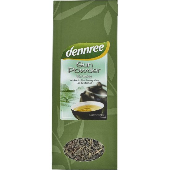 Dennree bio puskapor szálas zöld tea 100g 