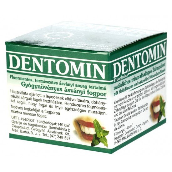 Dentomin fogpor gyógynövényes 95g 