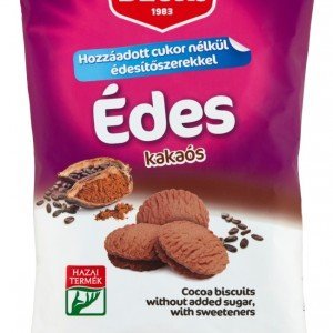 Detki cukormentes omlós keksz kakaós 180g